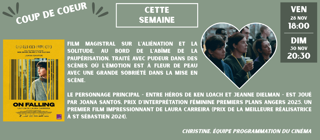 actualité coup de coeur de la semaine - ON FALLING