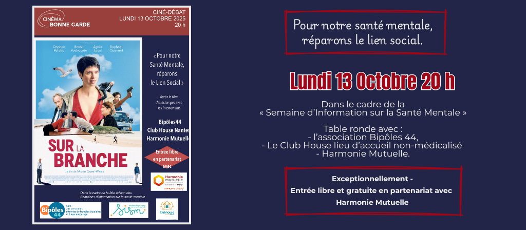 actualité Dans le cadre de la "Semaine d'Information sur la Santé Mentale" - Une table ronde sur le thème : Pour notre santé  mentale, réparons le lien social.