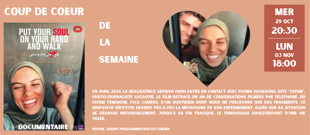 actualité Coup de coeur semaine 29 oct